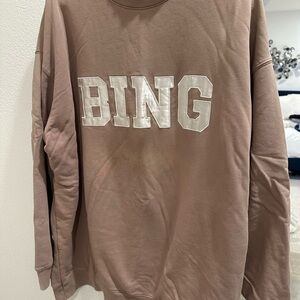 Anine Bing Taupe Sweatshirt